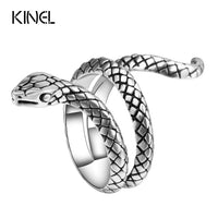 Snake Rings For Women Silver Vintage Animal Jewelry - Jewelry Core