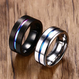 8MM Titanium Trendy Ring - Jewelry Core